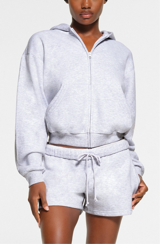 SKIMS CLASSIC ZIP UP HOODIE