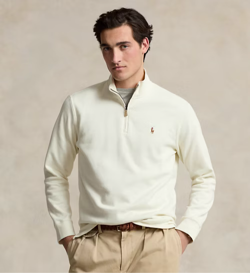 Ralph Lauren Estate-Rib Quarter-Zip Pullover