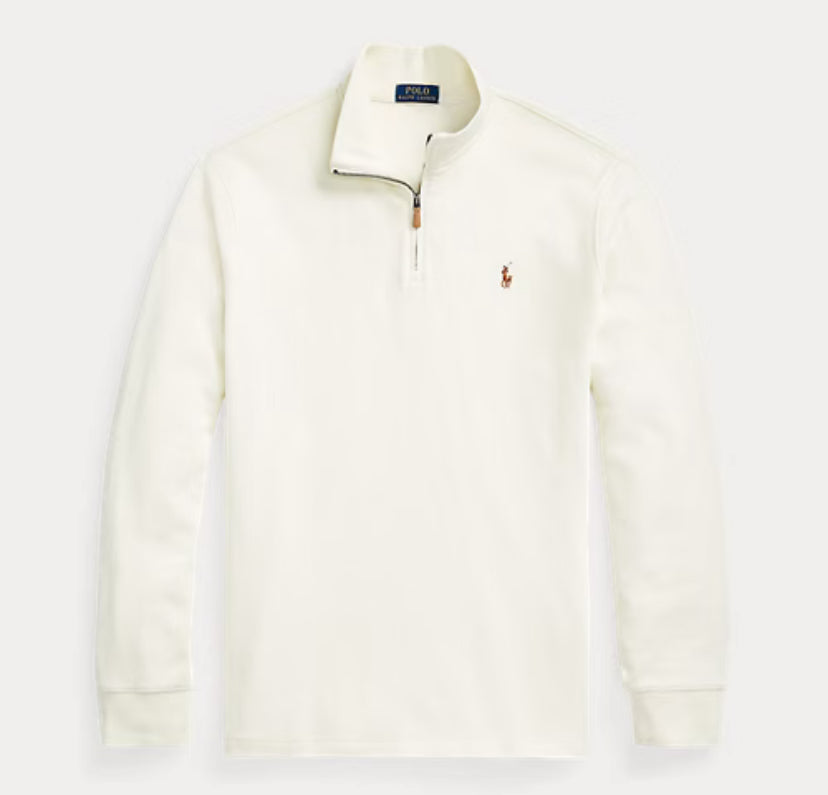 Ralph Lauren Estate-Rib Quarter-Zip Pullover