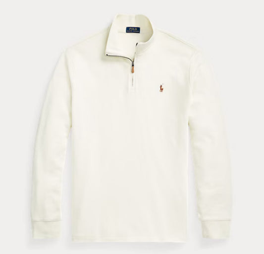 Ralph Lauren Estate-Rib Quarter-Zip Pullover